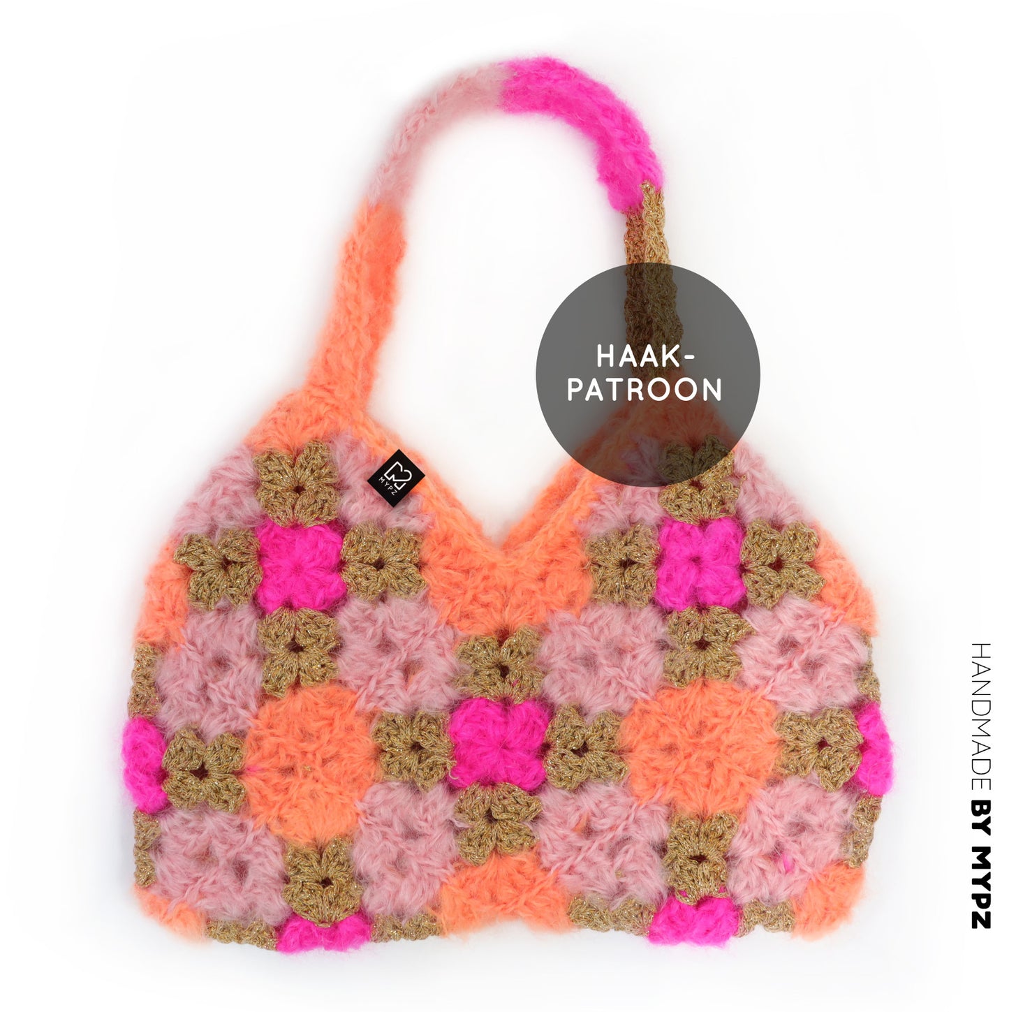 Crochet pattern - MYPZ Diamonds bag (ENG-NL-DE-FR-ES)