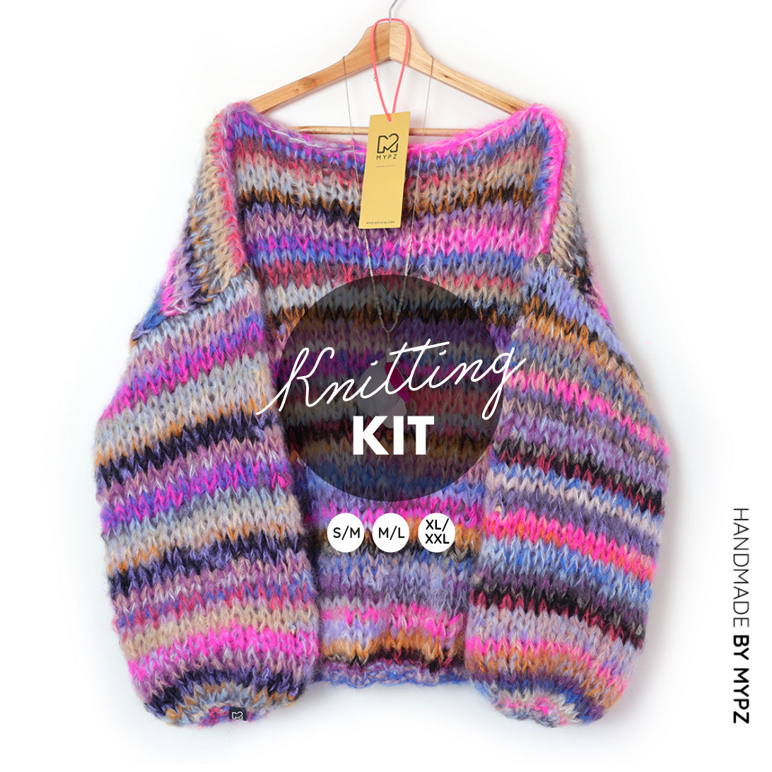 Knitting Kit – MYPZ Chunky Mohair Pullover Flirty No15 (ENG-NL)