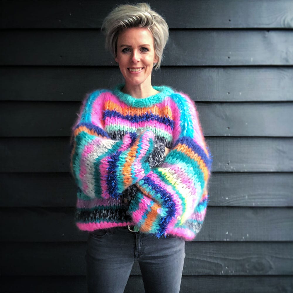 MYPZ luxury exclusive handmade mohair sweater - knit