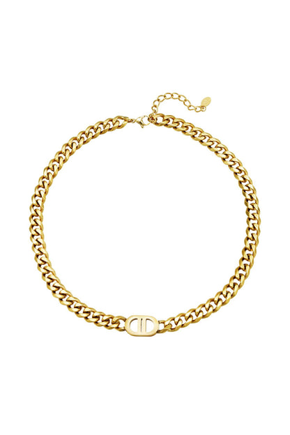 Gold core necklace