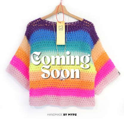 Crochet pattern – MYPZ crochet rainbow top (ENG-NL-DE)
