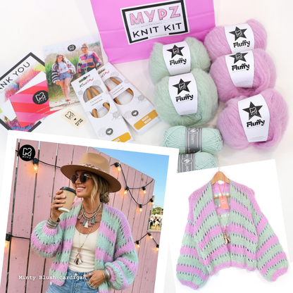 Design Your Own Kit – Knitting kit MYPZ Alpaca Cloud cardigan No.10