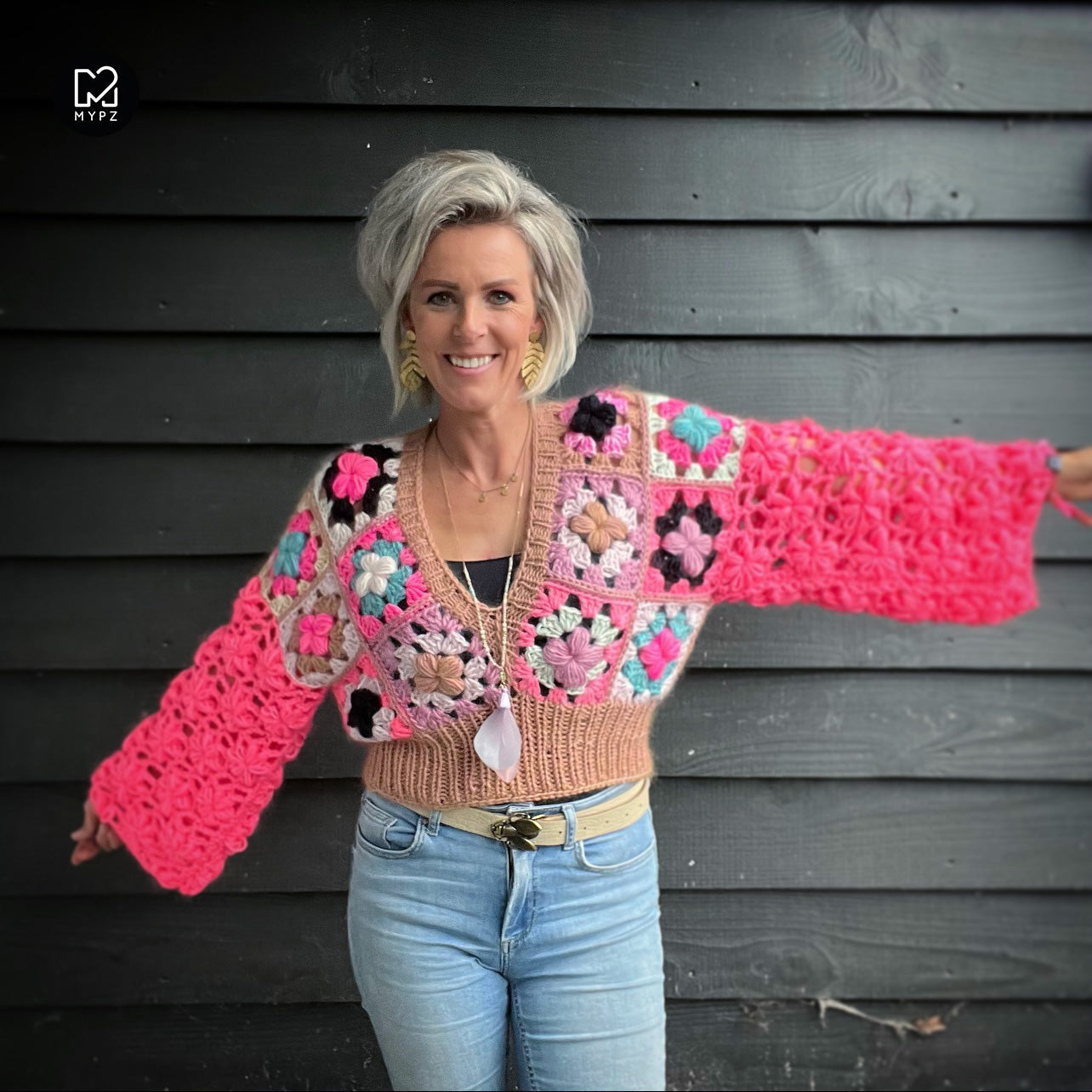 Crochet pattern - 3D Flower Top Glory (ENG-NL)