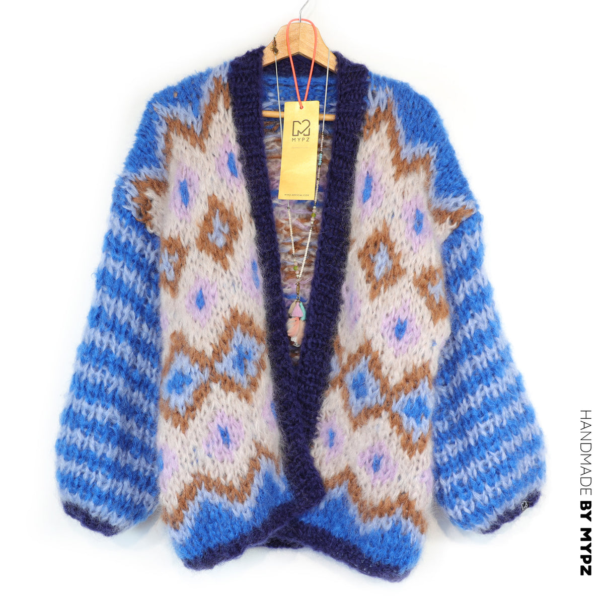 Knit pattern – Chunky Mohair Jacket Alpine Breeze No.12 (ENG-DE-NL-ES-FR-IT-DA-SV-NO)