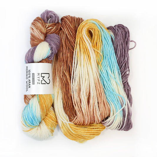 Duo Skeins Aran + Suri SIlk DK - Brooklyn