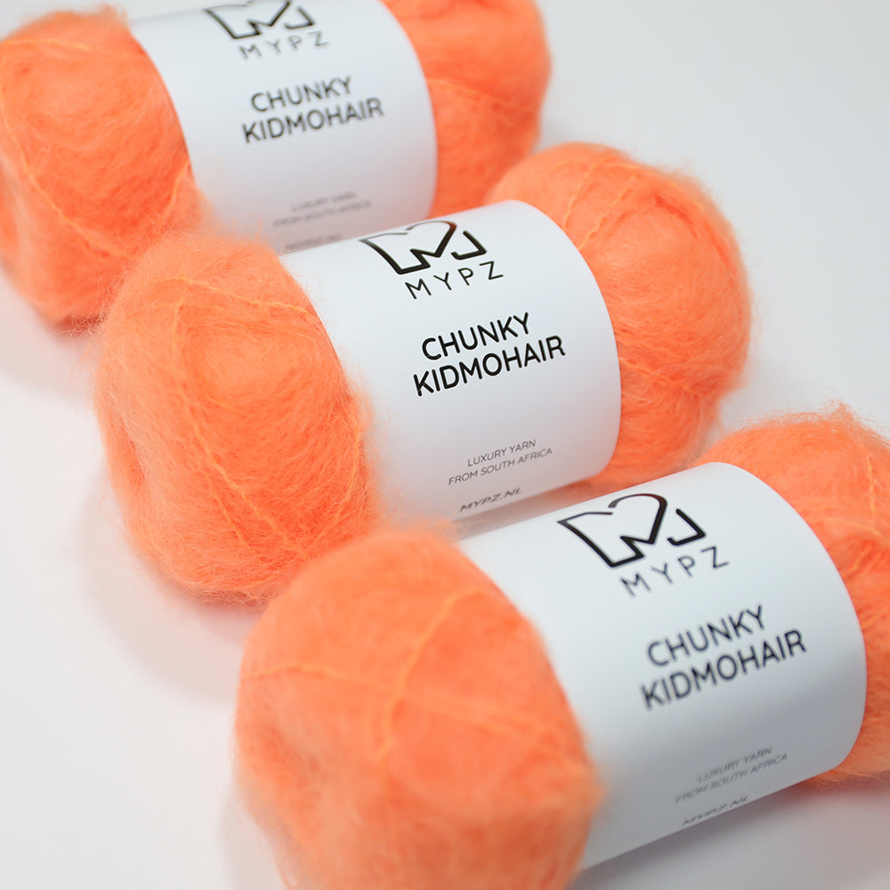 MYPZ Chunky Kidmohair DK – Neon Orange