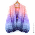 Knit pattern – MYPZ short chunky Mohair cardigan Blue Sky No15 (ENG-DE-NL-ES-FR-IT-DA-SV-NO)