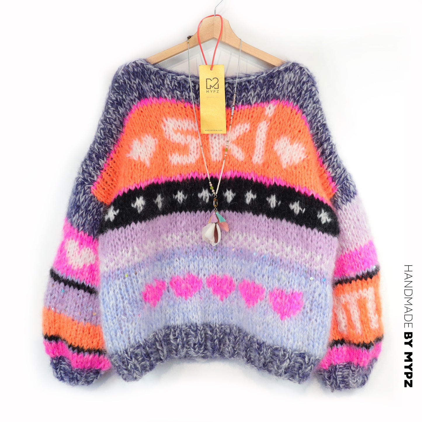 Knitting Kit – MYPZ Chunky Mohair Pullover Après Ski no9 No.9 (ENG-NL-DE)