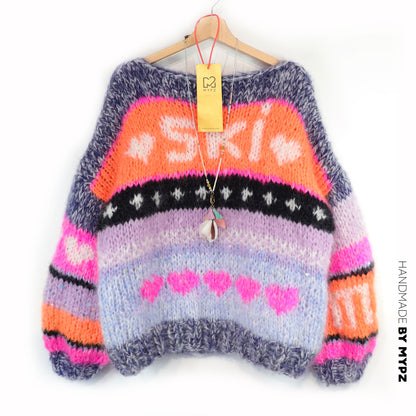Knitting Kit – MYPZ Chunky Mohair Pullover Après Ski no9 No.9 (ENG-NL-DE)