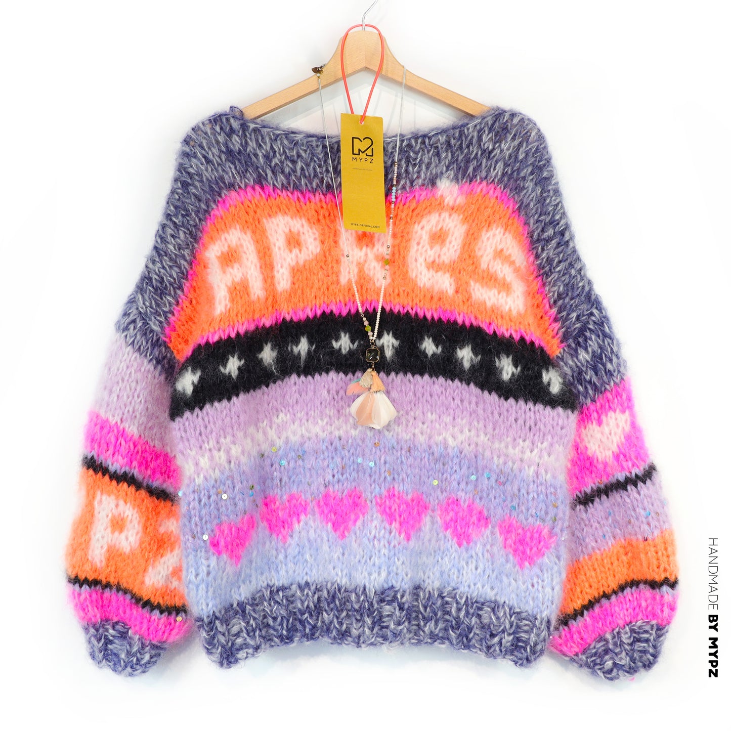 Knitting Kit – MYPZ Chunky Mohair Pullover Après Ski no9 No.9 (ENG-NL-DE)