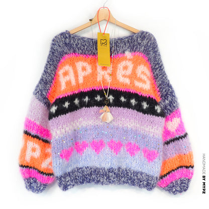 Knitting Kit – MYPZ Chunky Mohair Pullover Après Ski no9 No.9 (ENG-NL-DE)