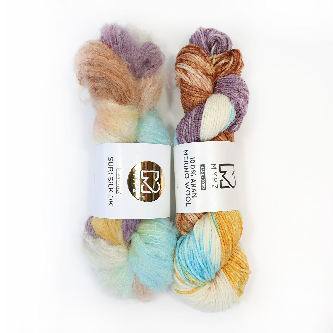 Duo Skeins Aran + Suri SIlk DK - Brooklyn