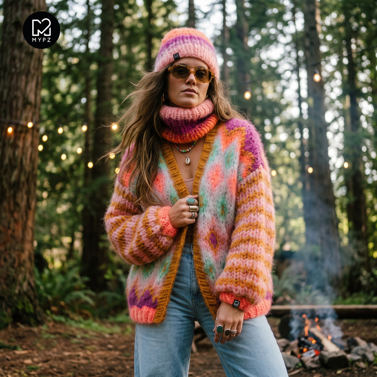 Knit pattern – Chunky Mohair Jacket Flora No.12 (ENG-DE-NL-ES-FR-IT-DA-SV-NO)