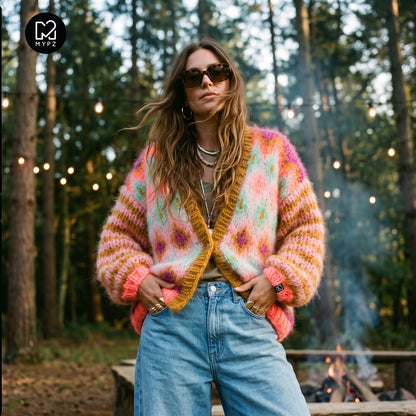 Knit pattern – Chunky Mohair Jacket Flora No.12 (ENG-DE-NL-ES-FR-IT-DA-SV-NO)