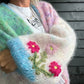 MYPZ Chunky Mohair Cardigan Flowerfields