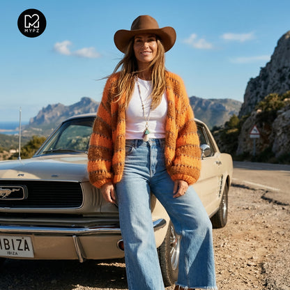 Knit pattern – MYPZ Light Alpaca Cardigan Golden Flow No10 (ENG-NL-DE)