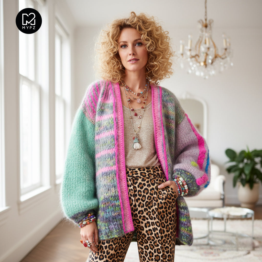 Chunky Mohair cardigan Polly