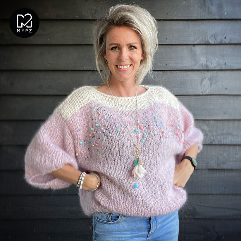 MYPZ Light Mohair-Alpaca Top Jewel