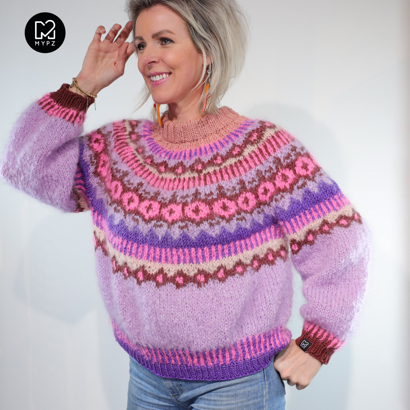 Knit pattern – MYPZ top-down sweater True Love No6 (ENG-NL-DE)