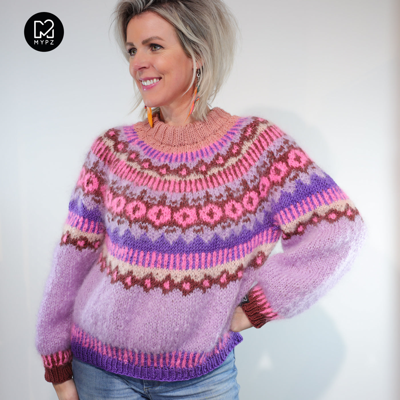 Knitting Kit – MYPZ top-down sweater True Love No6 (ENG-NL-DE)