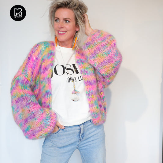 Knitting Kit – MYPZ Short Chunky Mohair Cardigan Maia No.15 (ENG-NL-DE)