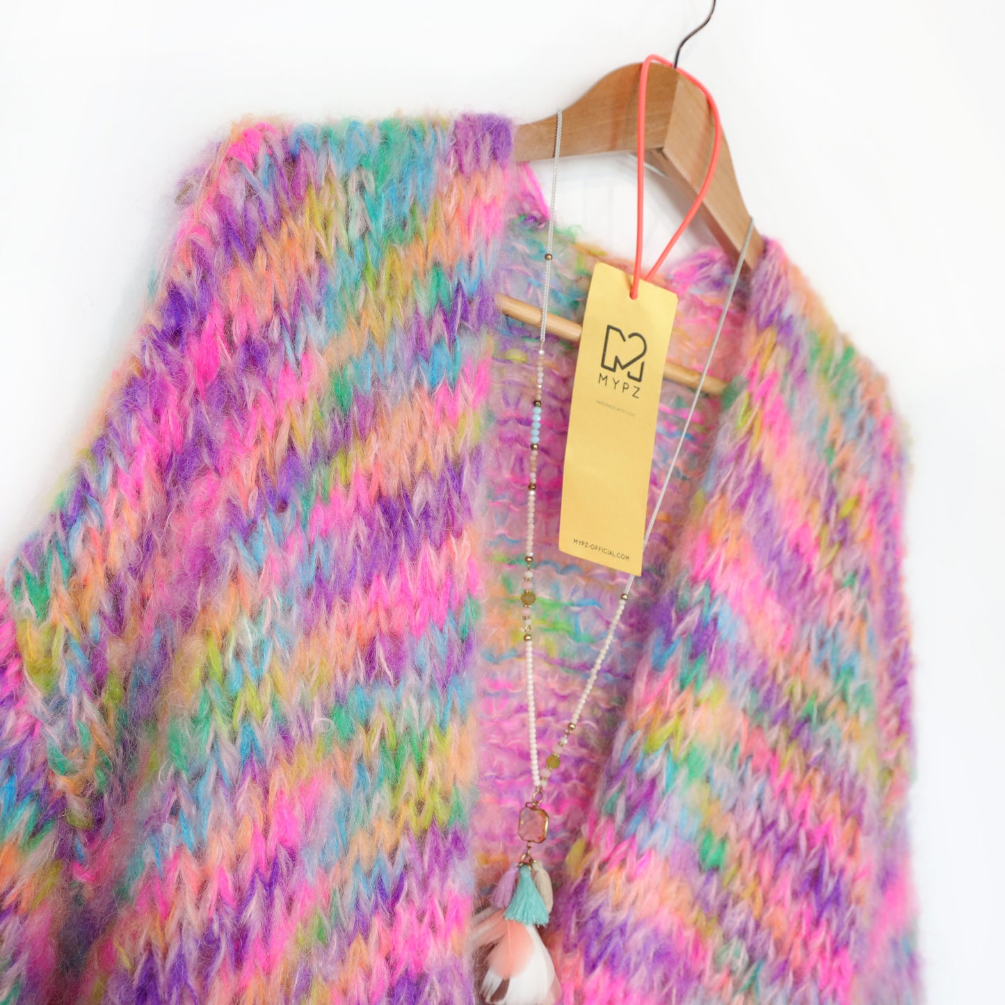 Knitting Kit – MYPZ Short Chunky Mohair Cardigan Maia No.15 (ENG-NL-DE)