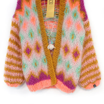 Knit pattern – Chunky Mohair Jacket Flora No.12 (ENG-DE-NL-ES-FR-IT-DA-SV-NO)