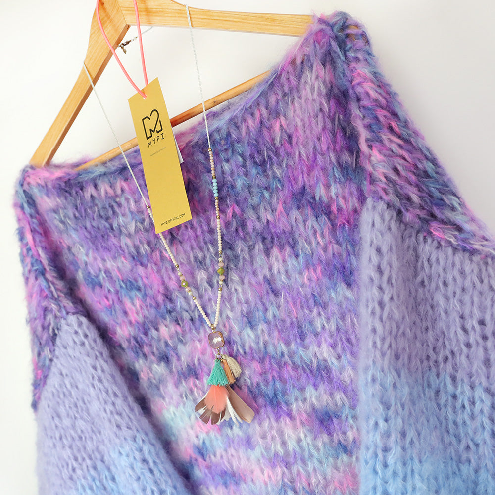 Strickanleitung - MYPZ Basic Chunky Mohair Pullover Heliotrope No15 (DE)