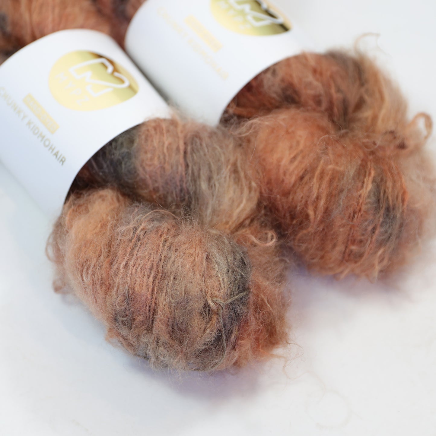 MYPZ Chunky kidmohair – hand-dyed Safari Flirt