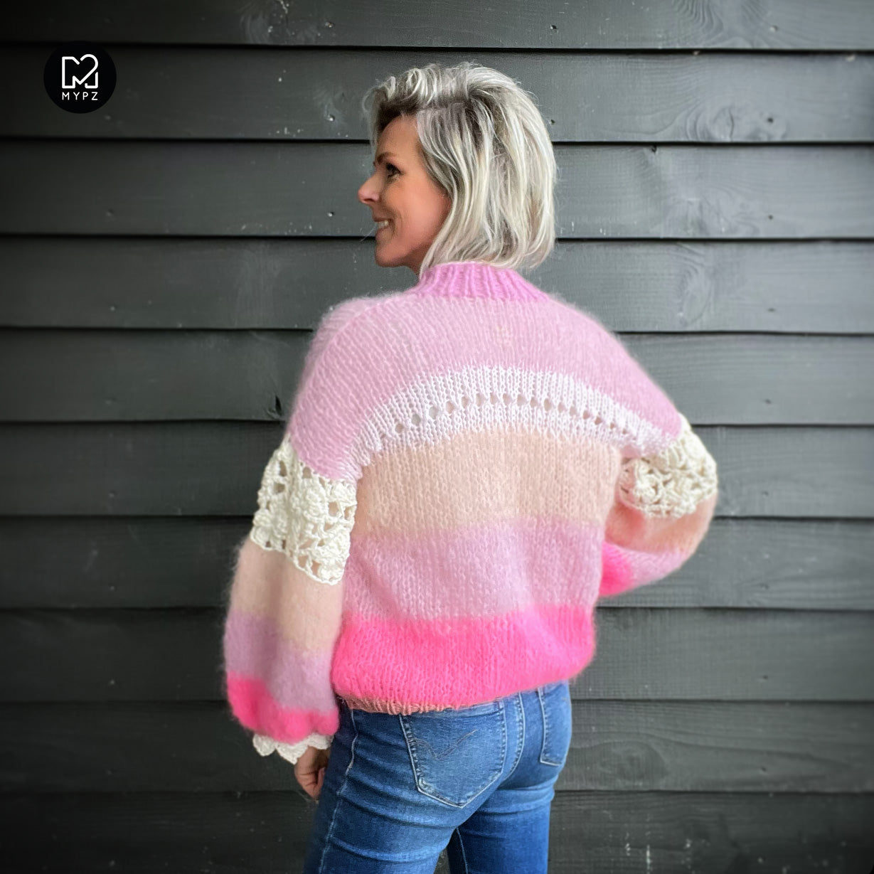 Knit pattern – MYPZ Light Mohair Cardigan Sugar Pop No.9 (ENG-NL)