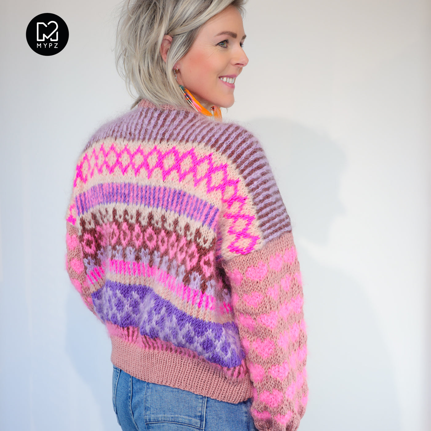 Knitting pattern – MYPZ Nordic cardigan True Love No6 (ENG-NL)