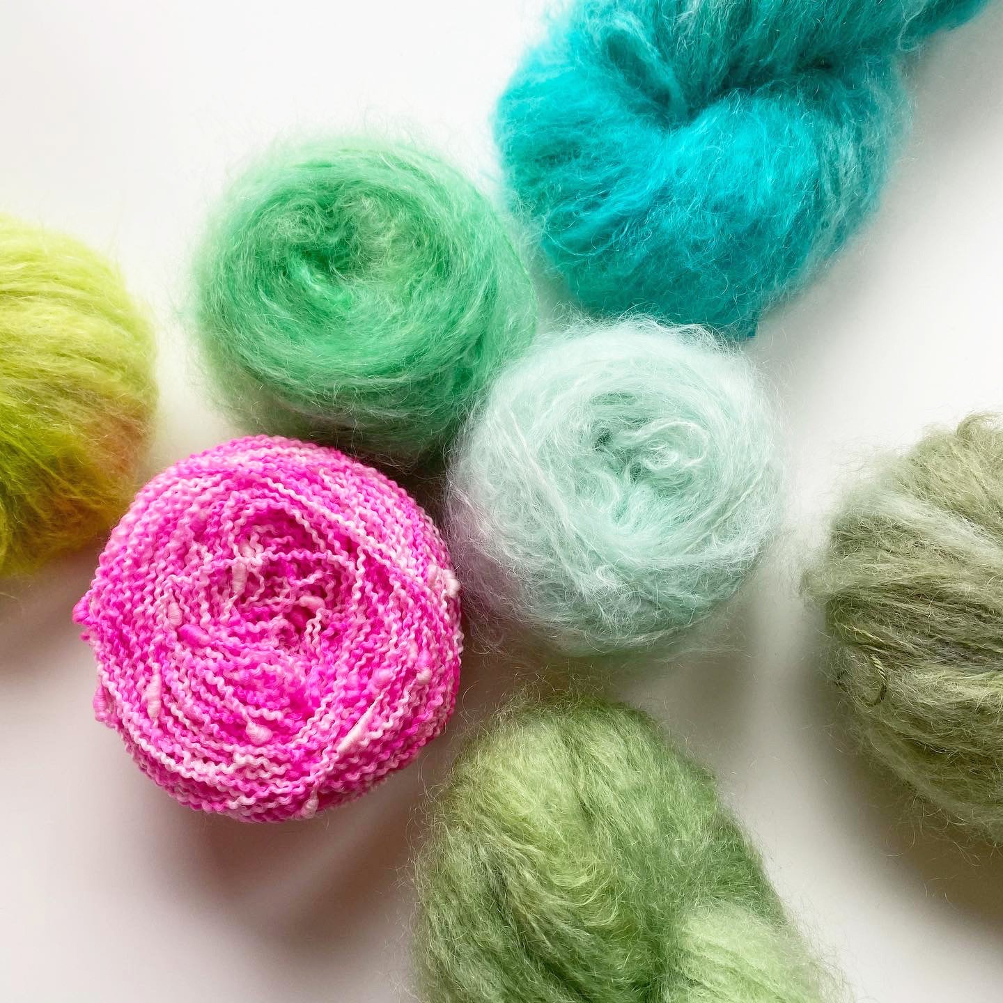 MYPZ Chunky kidmohair – hand-dyed Caribbean