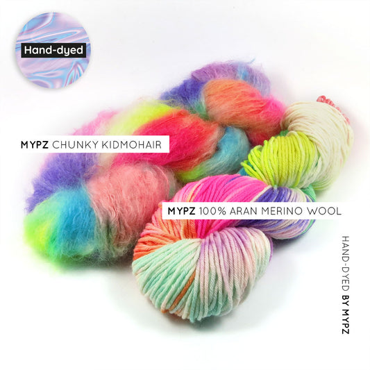 MYPZ Duo Merino Aran Kidmohair Rainbow