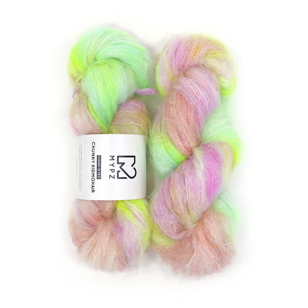 MYPZ Chunky kidmohair – hand-dyed Beach