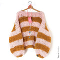 Knit pattern – MYPZ basic BIG chunky mohair pullover Apache for beginners No15 (ENG-DE-NL-ES-FR-IT-DA-SV-NO)