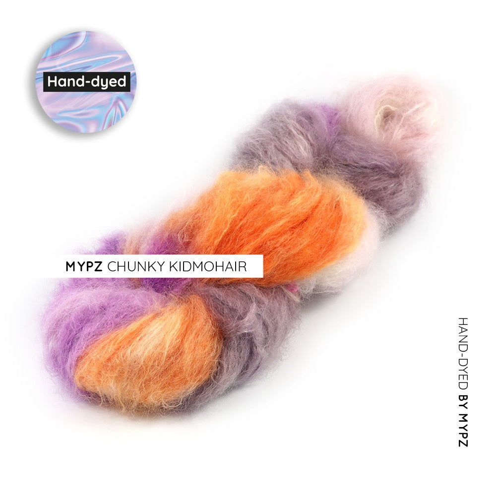 MYPZ hand-dyed Chunky Kidmohair Sandy Brown