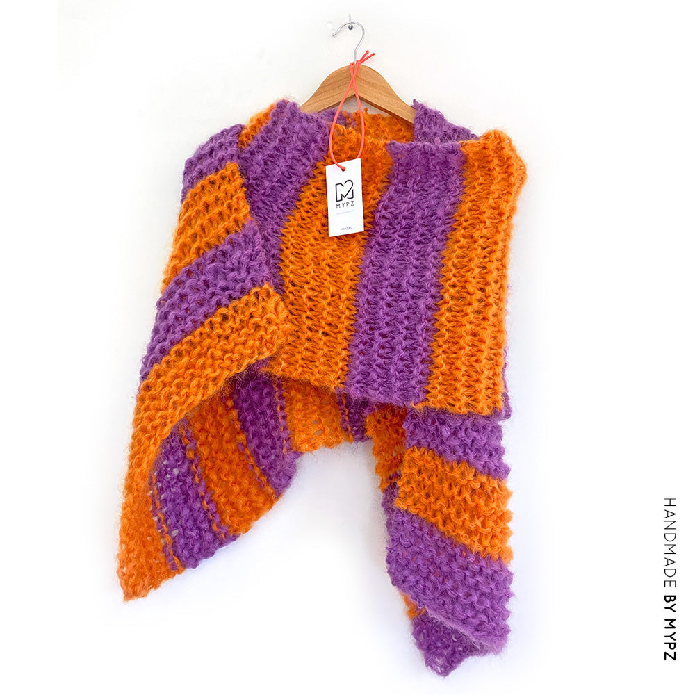 Knitting pattern - Chunky mohair scarf (ENG-NL)