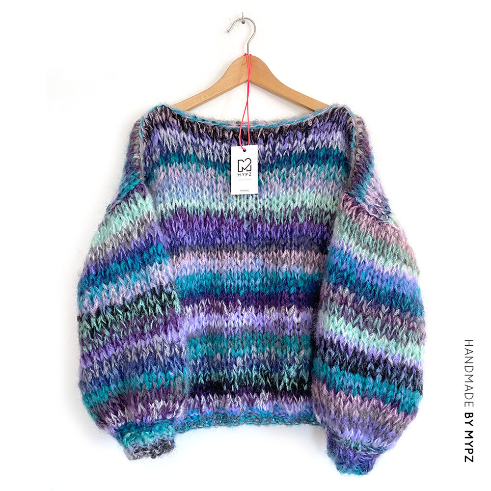 MYPZ purple rain mohair pullover No 15